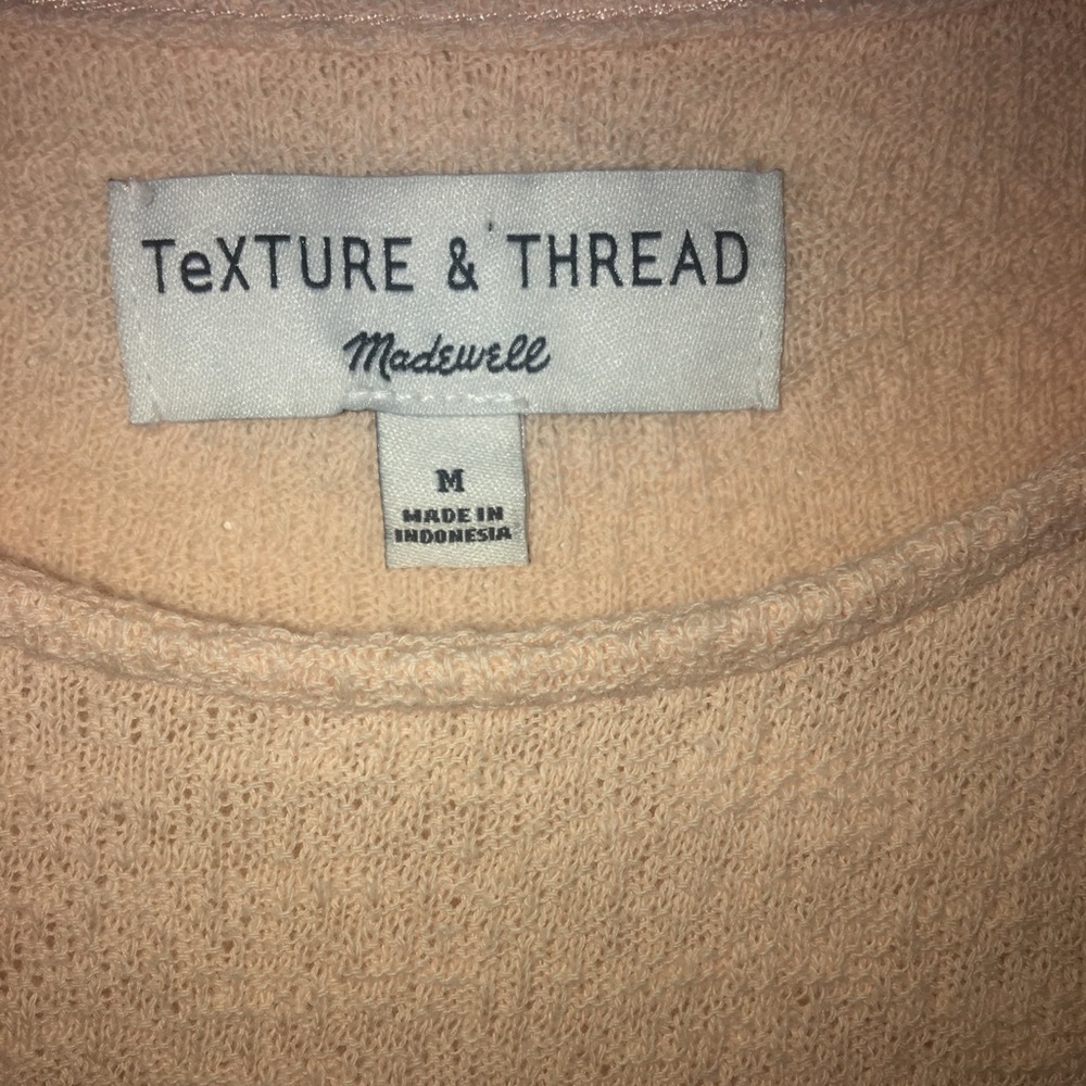 Madewell Texture Thread Flutter Sleeve Top - image 7